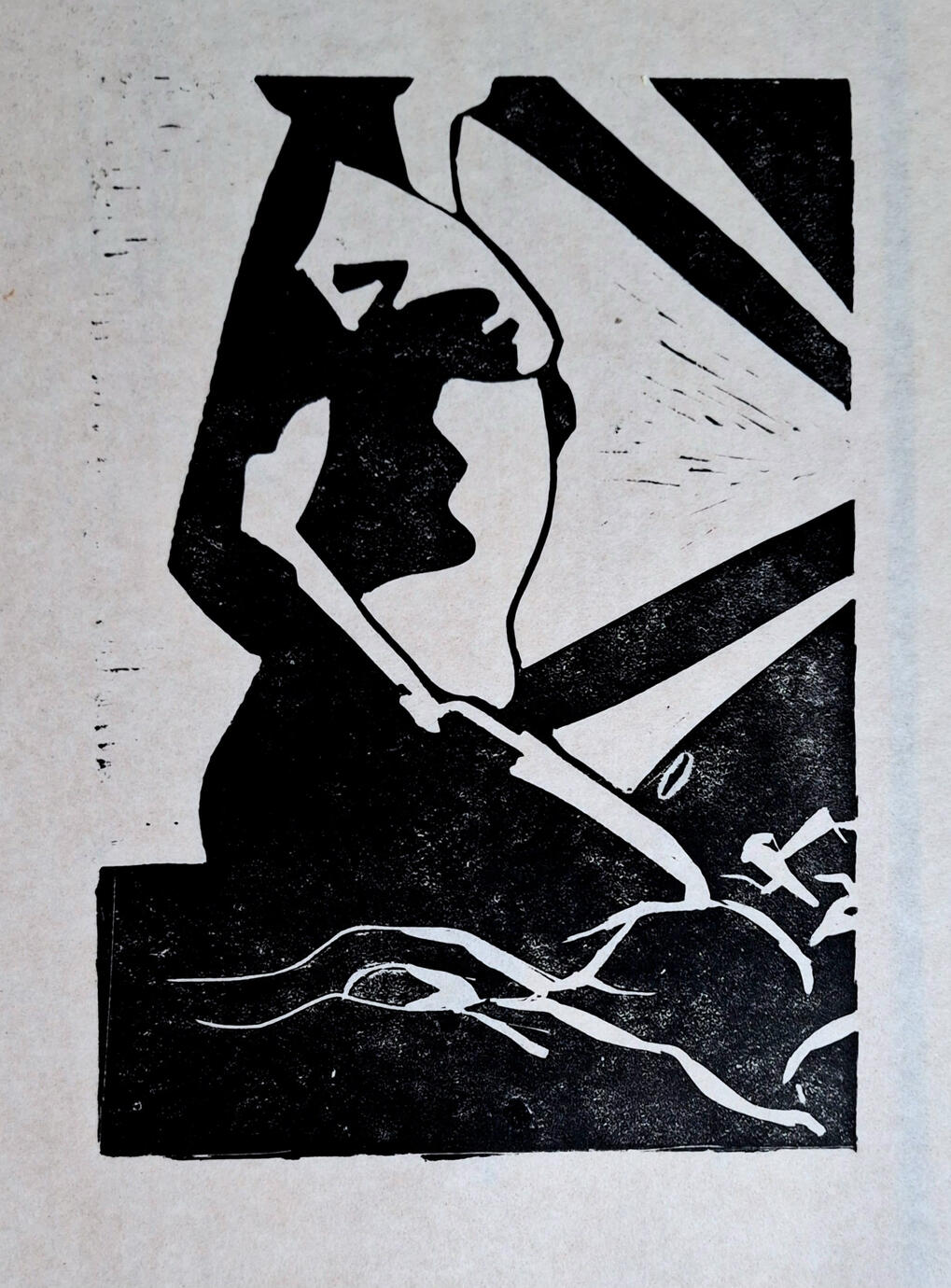 Body (series), 2024, linileumprint, 30 x 21cm